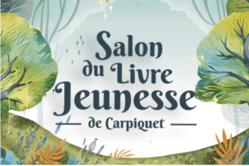 Visuel "salon du livre jeunesse de Carpiquet" 2024